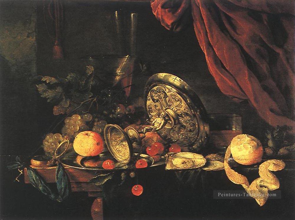 Nature morte 1 Baroque néerlandais Jan Davidsz de Heem Peintures à l'huile